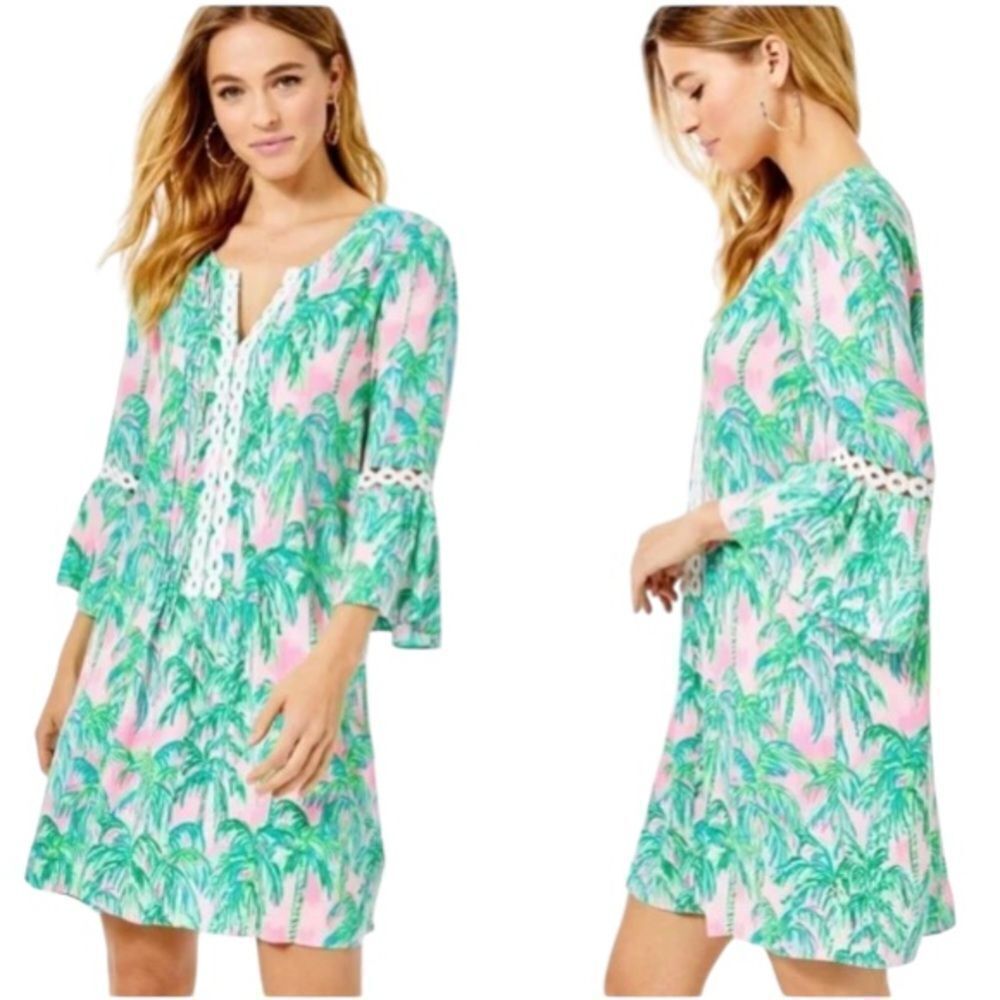 LILLY PULITZER Hollie Tunic Dress in Pink Blossom